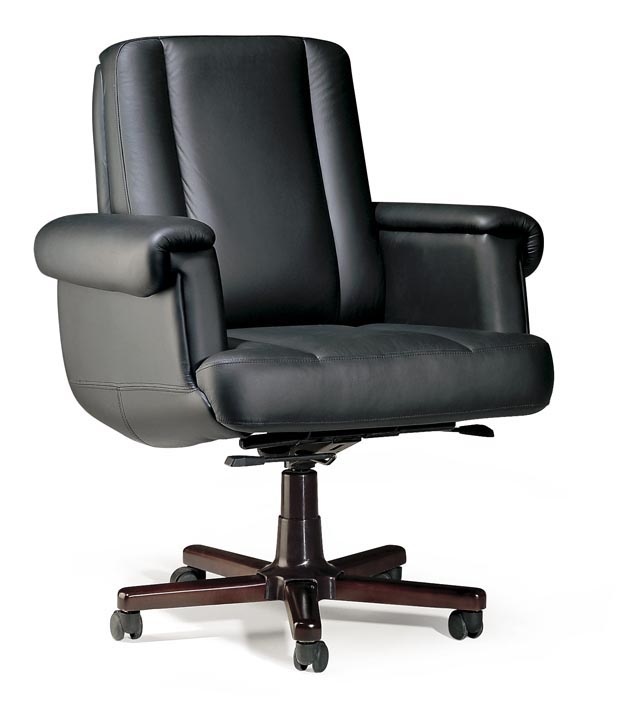 办公椅|传统真皮中班椅|办公家具|传统真皮中班椅