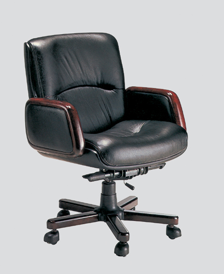 办公椅|传统真皮中班椅|办公家具|真皮中班椅|经典中班椅|经理椅|中背椅|主管椅|会议椅|办公转椅 CG-JDZBY-17
